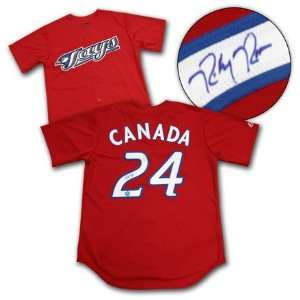  RICKY ROMERO Toronto Blue Jays SIGNED Canada Day Jersey 