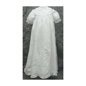  Yvette Christening Gown, White, 0 3 mo (up to 13 lbs 