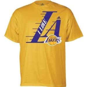  Adidas Los Angeles Lakers I Love La T Shirt Sports 