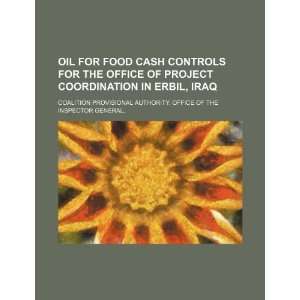  Oil for Food cash controls for the Office of Project 