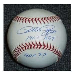 Pete Rose Signed Baseball   w/HOF & ROY63 Sports 