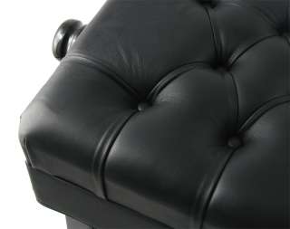 Frederick Artist Tufted Duet Deluxe with Leather   Black Polish