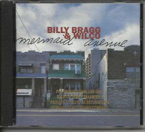 BILLY BRAGG & WILCO Mermaid GOLD PROMO STAMP COVER CD  