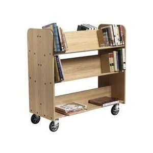  Diversified Woodcrafts BT3xx 11 Solid Oak Book Truck With 