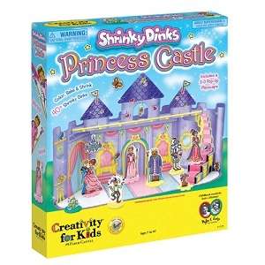 New Creativity for Kids Shrinky Dinks Princess Castle # 1129  