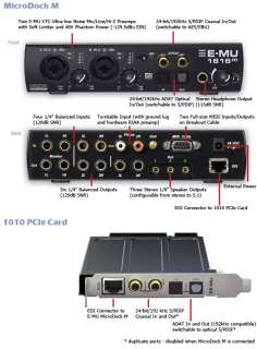 EMU*E MU 1616M PCIe*1616 M+Software Bundle+Plug Ins NEW  