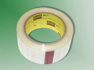 36 ROLLS 3M BRAND 371 2 CLEAR PACKING TAPE SHIPS FREE  
