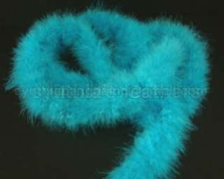 15g Turquoise marabou feather boa boas 2W 72L NEW  