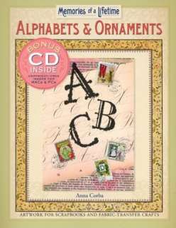 Memories of a Lifetime Alphabets & Ornaments Artwork for Scrapbooks 