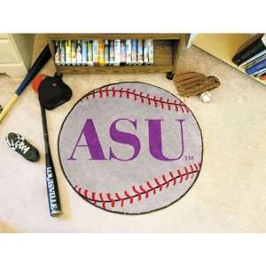  BSS   Alcorn State Braves NCAA Baseball Round Floor Mat 
