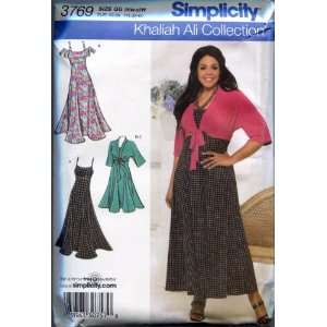  Simplicity Sewing Pattern 3769 Womens Dress in Two 