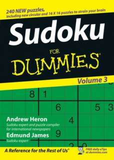   Su Doku for Dummies by Andrew Heron, Wiley, John 