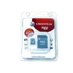STR 4GB Micro SD microSDHC Card w SD adapter Class 4  