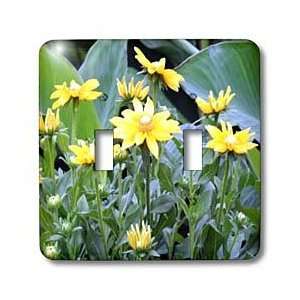 SmudgeArt Flower Art Designs   Yellow Flowers   Light Switch Covers 