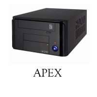ITX ITX200A Mini ITX Media Center / HTPC Case (Black)  