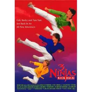  3 Ninjas Kick Back (1994) 27 x 40 Movie Poster Style A 