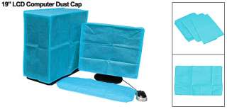 Dust Cap for 19 LCD Monitor PC Mainframe Keyboard Blue  