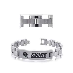   York Giants Bracelet Mens Titanium   NFL Official