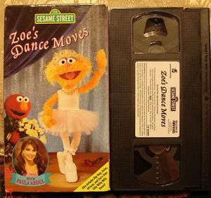 Sesame Street Zoes Dance Moves vhs Video~$2.75 SHIPS 074645020037 