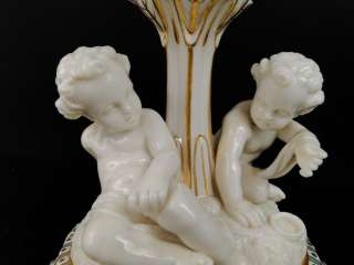 Fine Antique 19C. French Sevres Paris Porcelain Figural Cherub Putti 