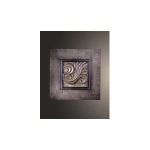  Ambience 40016 Wall Art in Dark Bulap with Silver Accent 