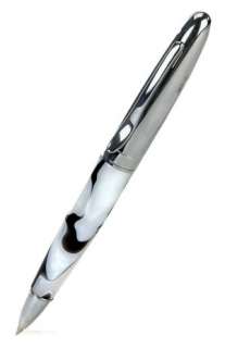 Argento Shiny Metal & Marble Ball PointPen