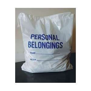  40219 PT# 40219  Bag Patient Belonging Plastic Handle 250 
