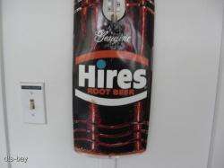 VINTAGE HIRES ROOT BEER ADVERTISING SIGN THERMOMETER  