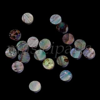 Green Abalone Inlay Material 50 pieces Dots 6mm guitar parts  