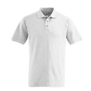   Shirt, Polo, Unisex, S/s, 60c/40p, White, 2xl