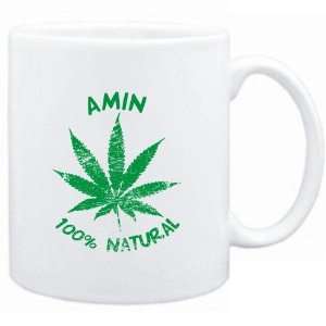  Mug White  Amin 100% Natural  Male Names Sports 