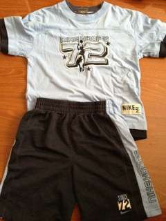 Boys Nike Hoops Atheletic Shirt and Shorts outfit. Size 7  