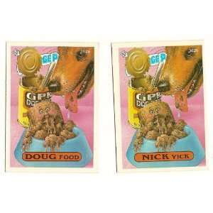   KIDS Cards 9th SERIES 362 a & b Doug Food Nick Yick 