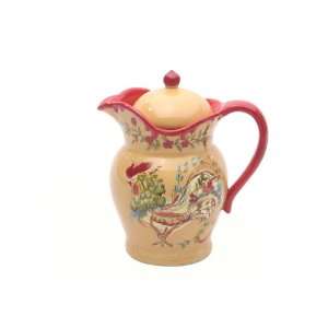  Certified International Provence Rooster 48 ounce Teapot 