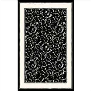  Kane Carpet 1504/90 After Hours Scroll White on Black 