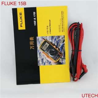 FLUKE 15B 15 B AC DC Ohm Auto range Digital multimeter meter  