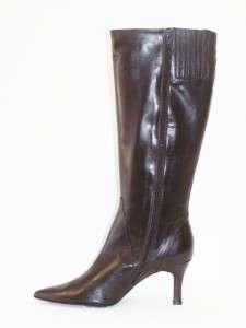 Vaneli Zida Womens Knee High Tall Boots Brown 9.5  