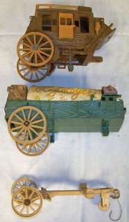 Old 1950s Ideal Roy Rogers Stagecoach chuck wagon country western 