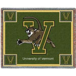   VERMONT University of Vermont Tapestry Throw PC 4788 T