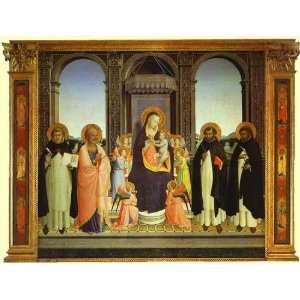  Hand Made Oil Reproduction   Fra Angelico   40 x 30 inches 