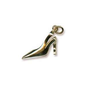    Rembrandt Charms Slingback Heel Charm, 10K Yellow Gold Jewelry