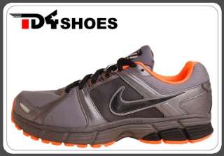 Nike Air Citius 4 Shield Dark Grey Orange 2011 New Mens Running Shoes 
