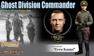   70795 1/6 Gerneralmajor Erwin Rommel Ghost Division Command  