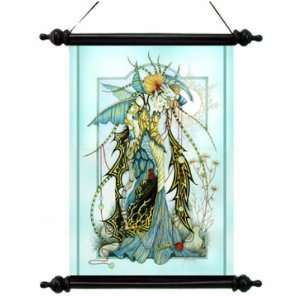  Moonstones the Enchantress Canvas Wall Scroll Tapestry 