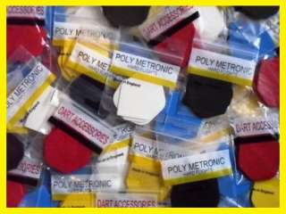 30 Poly Metronic Dart Flights Assorted Poly Plain  