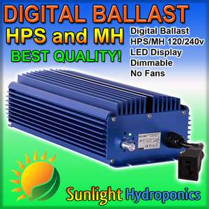   1000w ELECTRONIC DIGITAL DIMMABLE GROW LIGHT BALLAST HPS MH WATT NEW
