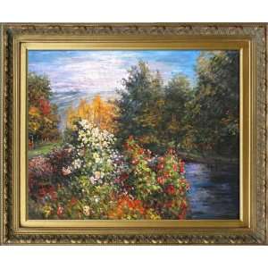 Claude Monet   Corner of the Garden at Montgeron Handpainted Oil 
