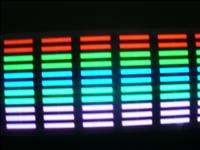 Car Stickers Sound music Activated sensor glow 12V LED light 45*11cm 