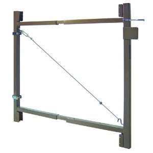 Adjust A Gate AG 36 36 2 Rail Contractor Quality Gate Kit, 36 Inch to 