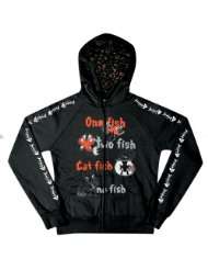 Emily The Strange   Fish Guts Ladies Hoodie